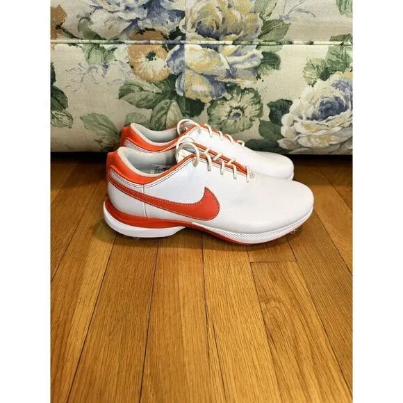 Nike Air Zoom Victory Tour 2 DX6003-189 White Orange Women’s Size 9 Golf Cleats
