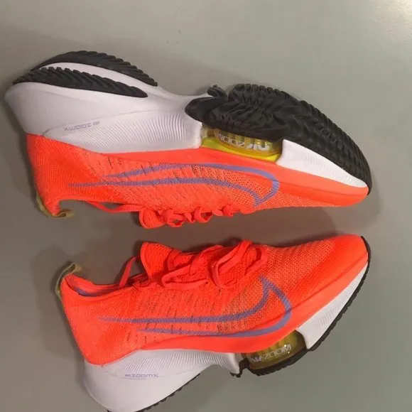 Nike Air zoom X Tempo Next% Fk Bright Mango USA Women's Size 6 Shoes Sneaker
