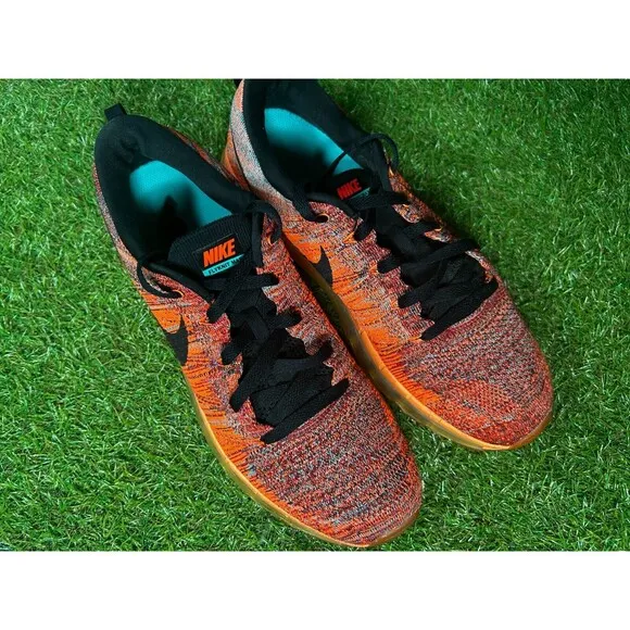 Nike AirMax Flyknit 2015 Mens Sneakers Shoes Orange Men’s Size 11 US 620469-601
