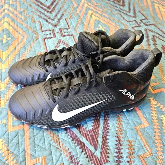 Nike Alpha Fastflex football shoes.