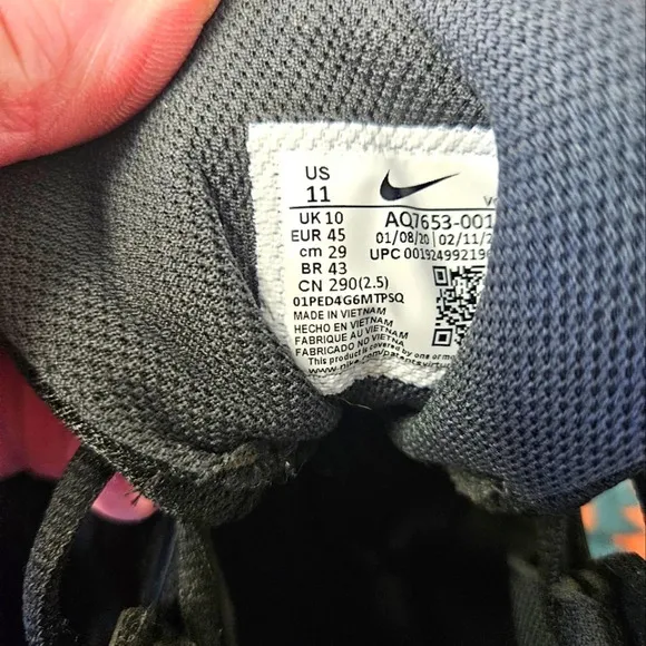 Nike Alpha Fastflex football shoes.
