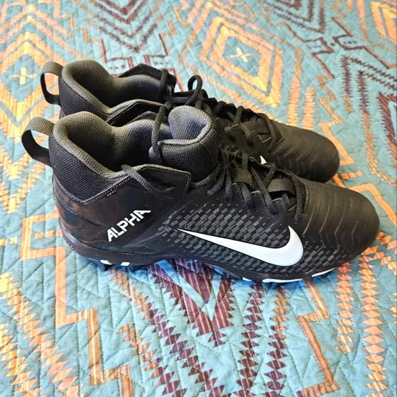 Nike Alpha Fastflex football shoes.