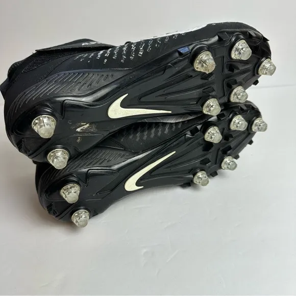 Nike Alpha Football Cleats Men’s Size 10 Shoes or EU 44 Black White