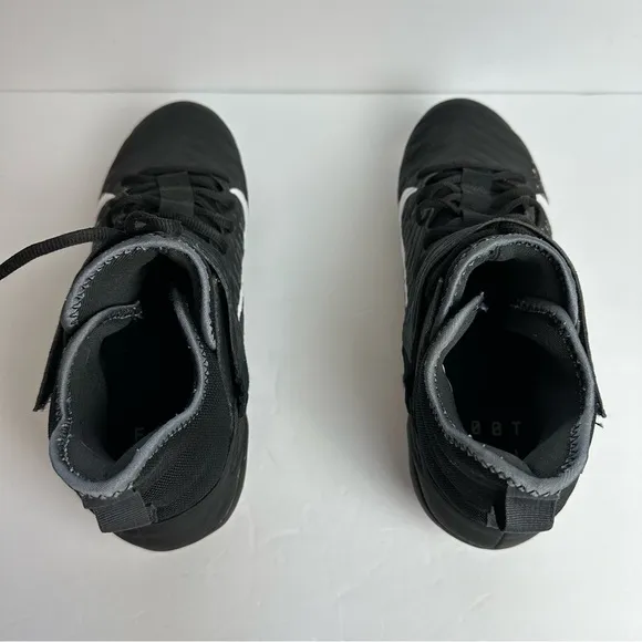 Nike Alpha Football Cleats Men’s Size 10 Shoes or EU 44 Black White