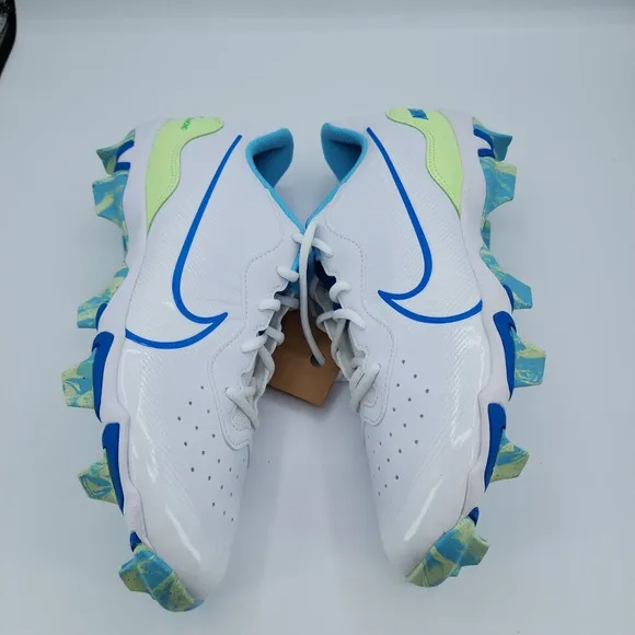 Nike Alpha Huarache 4 Keystone Baseball Cleats Mens 10.5 White Shoes NEW w/ Tag