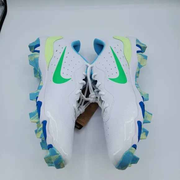 Nike Alpha Huarache 4 Keystone Baseball Cleats Mens 10.5 White Shoes NEW w/ Tag