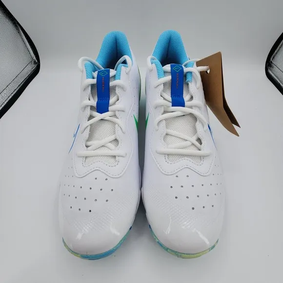 Nike Alpha Huarache 4 Keystone Baseball Cleats Mens 10.5 White Shoes NEW w/ Tag