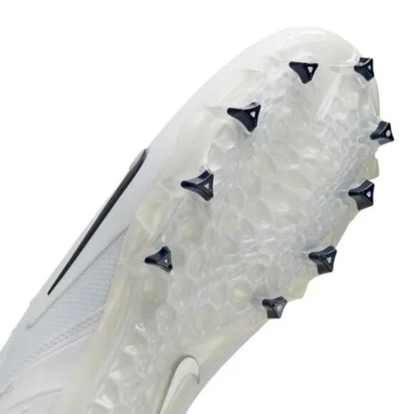 NIKE ALPHA HUARACHE 8 ELITE LACROSSE FOOTBALL WHITE/BLUE MEN'S Sizes NEW