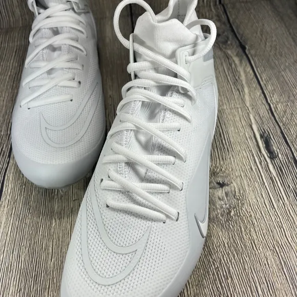 Nike Alpha Huarache 8 Elite Lacrosse White/Pure Platinum/Wolf Grey CW4440-110
