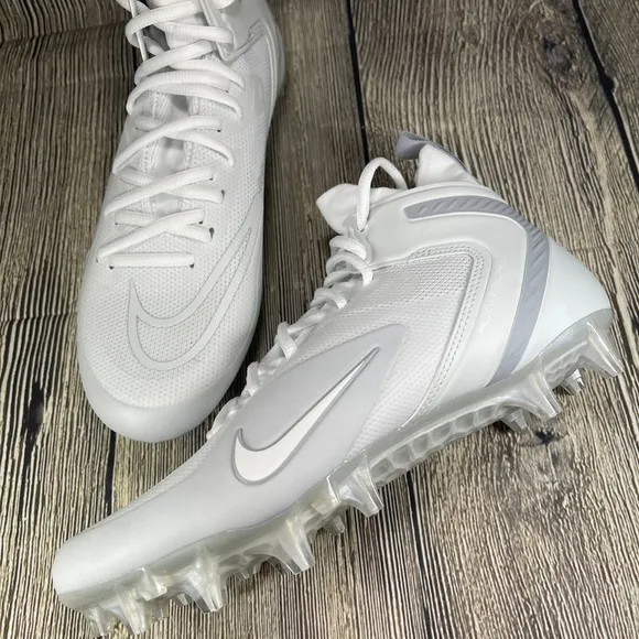 Nike Alpha Huarache 8 Elite Lacrosse White/Pure Platinum/Wolf Grey CW4440-110