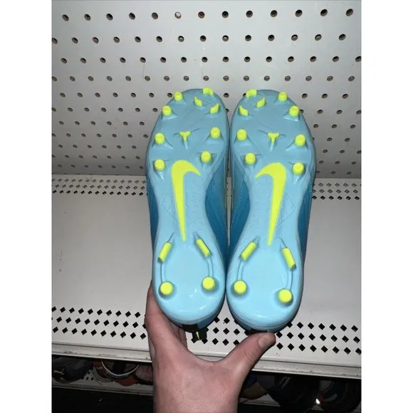 Nike Alpha Huarache 8 Varsity Lax Mens Lacrosse Cleats Size 10.5 Turquoise Blue