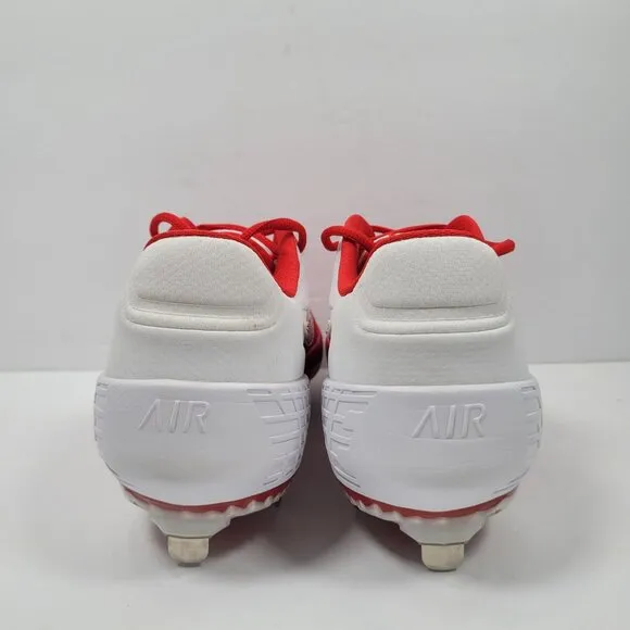 Nike Alpha Huarache Elite 2 Low Men's Red White Cleats CI2226-400 US Size 7 NWB