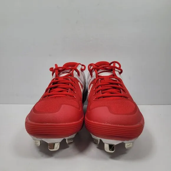 Nike Alpha Huarache Elite 2 Low Men's Red White Cleats CI2226-400 US Size 7 NWB