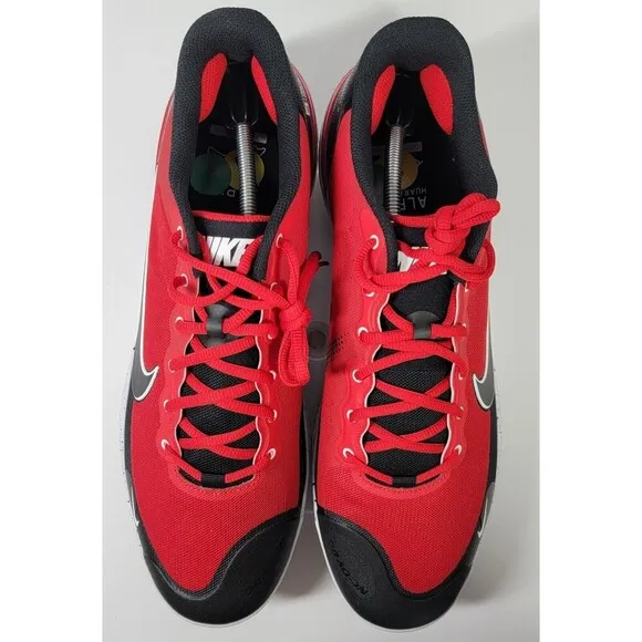 Nike Alpha Huarache Elite 3 Baseball Cleats Men’s US 14 Red Metal CK0746-602