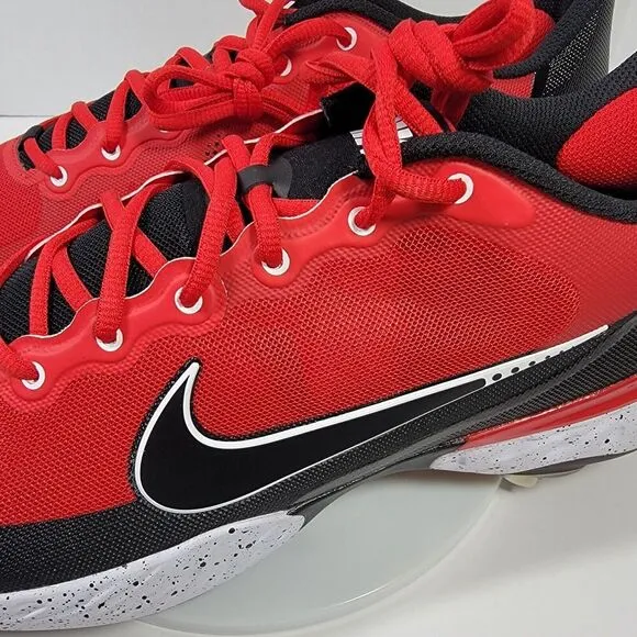 Nike Alpha Huarache Elite 3 Baseball Cleats Men’s US 14 Red Metal CK0746-602