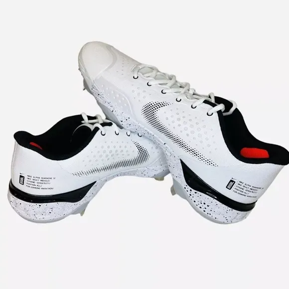 Nike Alpha Huarache Elite 3 Low Baseball Cleats CV3552-104 Mens Size 8