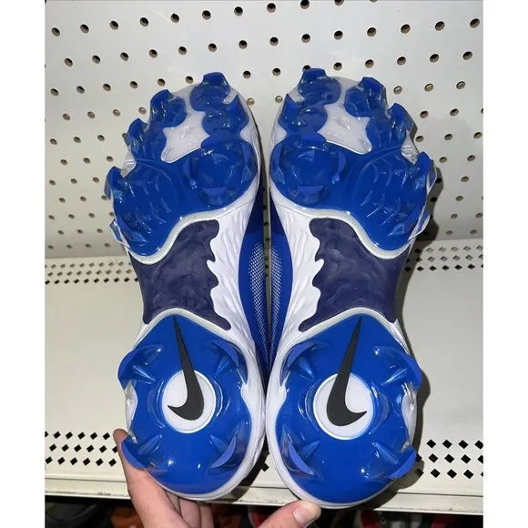 Nike Alpha Huarache Elite 3 Low MCS Mens Molded Baseball Cleats Size 12.5 Blue