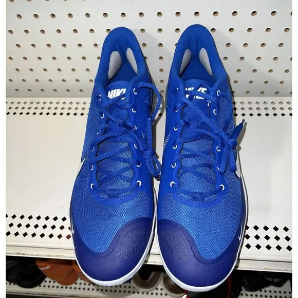 Nike Alpha Huarache Elite 3 Low MCS Mens Molded Baseball Cleats Size 12.5 Blue