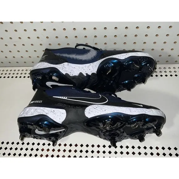 Nike Alpha Huarache Elite 3 Low Mens Metal Baseball Cleats Size 7 Blue Black