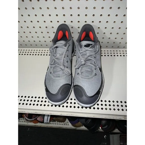 Nike Alpha Huarache Elite 3 Low Mens Metal Baseball Cleats Size 7.5 Gray White
