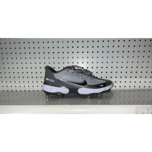 Nike Alpha Huarache Elite 3 Low Mens Metal Baseball Cleats Size 7.5 Gray White