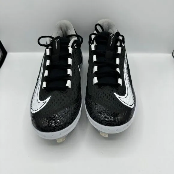 Nike Alpha Huarache Elite 4 Baseball Metal Cleats Black Men’s 8 DJ6521-011 NEW