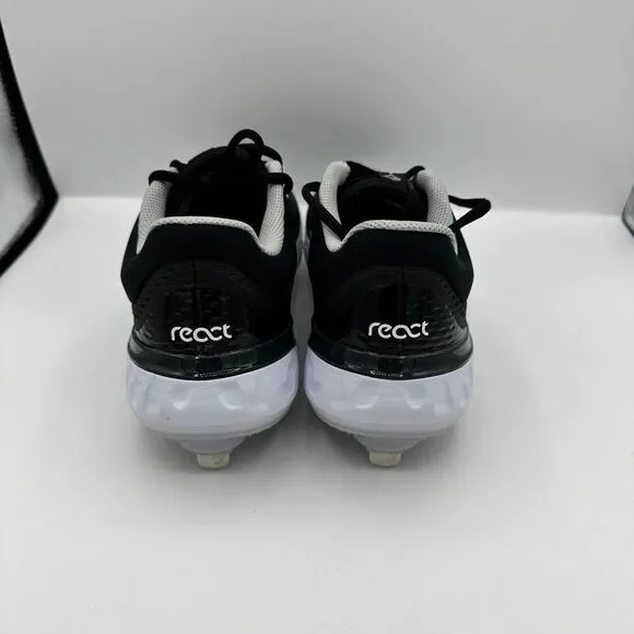 Nike Alpha Huarache Elite 4 Baseball Metal Cleats Black Men’s 8 DJ6521-011 NEW