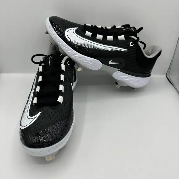 Nike Alpha Huarache Elite 4 Baseball Metal Cleats Black Men’s 8 DJ6521-011 NEW