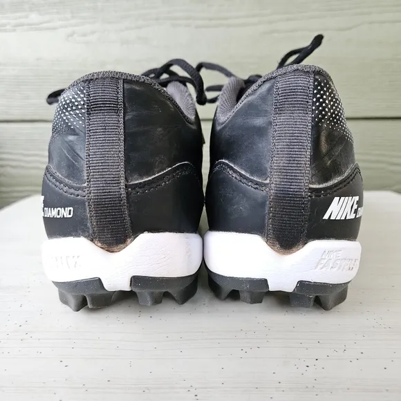 Nike Alpha Huarache Elite 4 Low DJ6524-011 Baseball Cleats Black Men’s Size 9.5