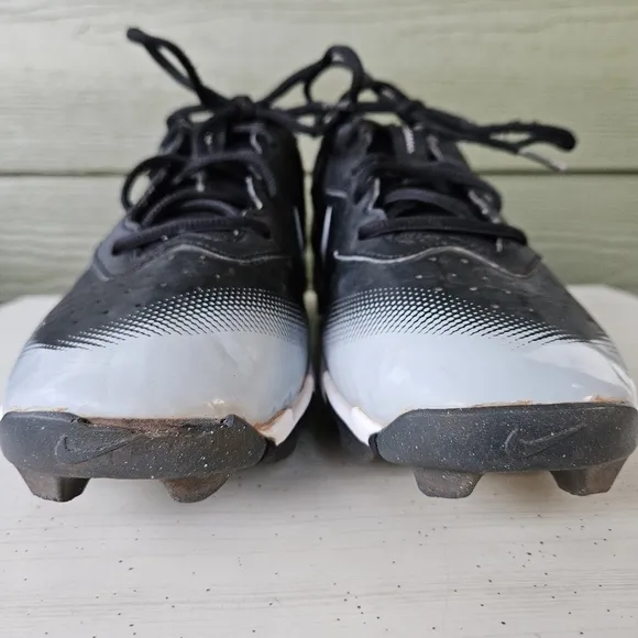 Nike Alpha Huarache Elite 4 Low DJ6524-011 Baseball Cleats Black Men’s Size 9.5