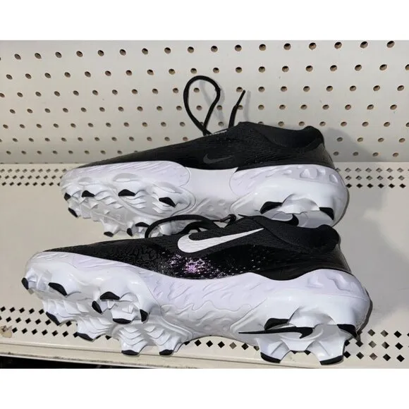 Nike Alpha Huarache Elite 4 Low MCS Mens Molded Baseball Cleats Size 11 Black