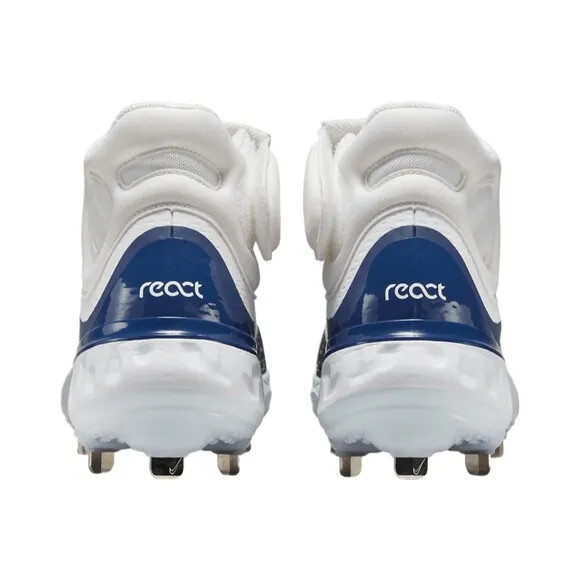 Nike Alpha Huarache Elite 4 Mid Metal Baseball Cleats Shoes Size 8 FD2744-103
