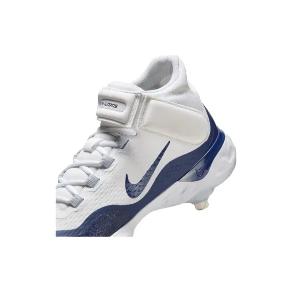 Nike Alpha Huarache Elite 4 Mid Metal Baseball Cleats Shoes Size 8 FD2744-103