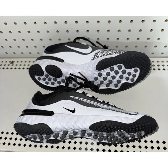 Nike Alpha Huarache Elite 4 Womens Indoor Softball Turf Shoes Size 6.5 Black