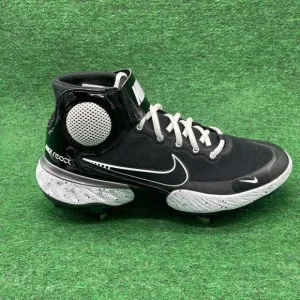 Nike Alpha Huarache Elite 3 Baseball Cleats Black White Men's Size 7