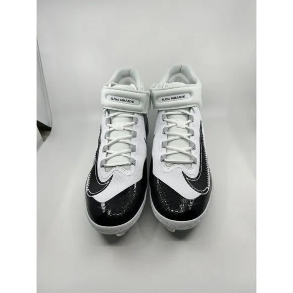 Nike Alpha Huarache Elite 4 Mid Metal Baseball Cleats Men’s Size 15 FD2744-101