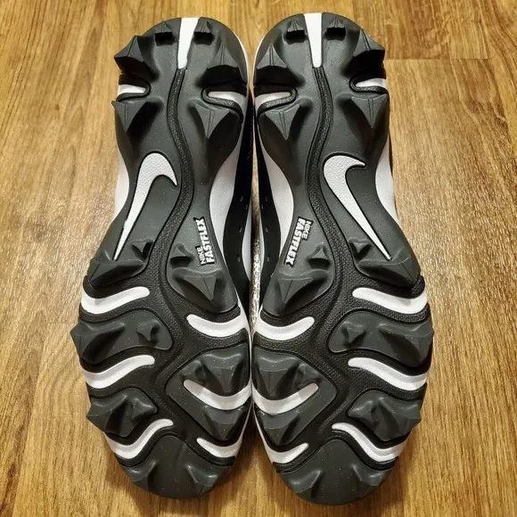 Nike Alpha Huarache Keystone 4 RM Baseball Cleats Men 8.5 Black Gray‎ New
