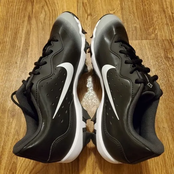 Nike Alpha Huarache Keystone 4 RM Baseball Cleats Men 8.5 Black Gray‎ New