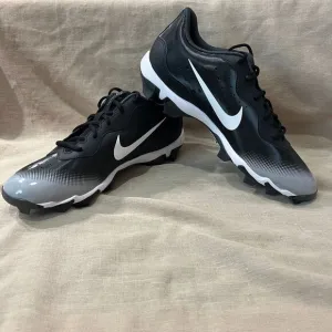 Nike Alpha Huarache Keystone Low Rubber Baseball Cleats Black Gray Size 12, NWOT