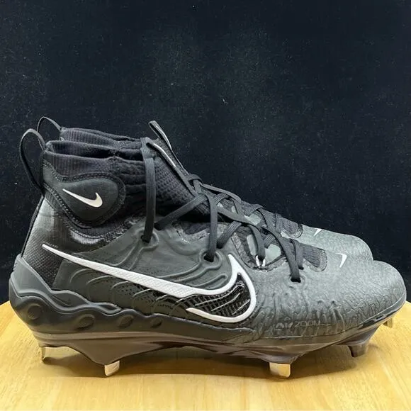 Nike Alpha Huarache NXT Black Metal Baseball Cleats DJ6517-010 Men’s Size 9