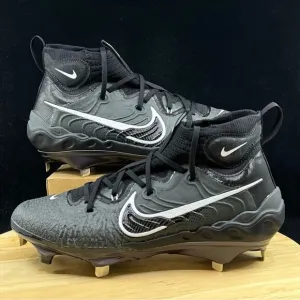 Nike Alpha Huarache NXT Black Metal Baseball Cleats DJ6517-010 Men’s Size 9