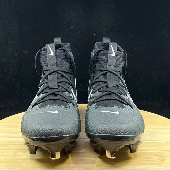 Nike Alpha Huarache NXT Black Metal Baseball Cleats DJ6517-010 Men’s Size 9