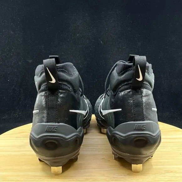 Nike Alpha Huarache NXT Black Metal Baseball Cleats DJ6517-010 Men’s Size 9