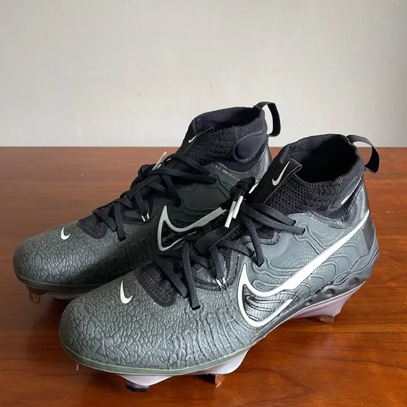 Nike Alpha Huarache NXT Black Metal Baseball Cleats DJ6517-010 Men’s