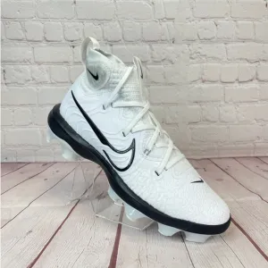Nike Alpha Huarache NXT MCS White Black Baseball Cleats Mens Size 9 (DJ6519-101)