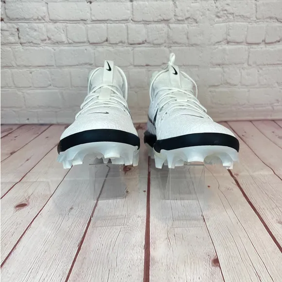 Nike Alpha Huarache NXT MCS White Black Baseball Cleats Mens Size 9 (DJ6519-101)