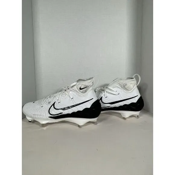 Nike Alpha Huarache NXT White Black Baseball Cleats (DJ6517-101) Men's Size 7