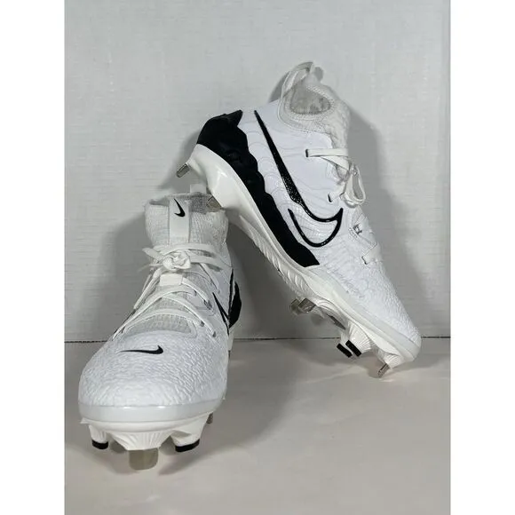 Nike Alpha Huarache NXT White Black Baseball Cleats (DJ6517-101) Men's Size 7