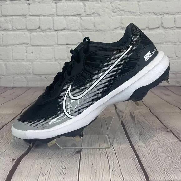 Nike Alpha Huarache Varsity 4 Low Baseball Metal Cleats Mens Size 7 (DJ6516-010)