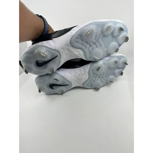 Nike Alpha Huarache Elite 4 Metal Baseball Cleats Black DJ6521-001 Mens Size 12